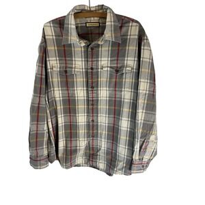 GH Bass & Co‎ Plaid Flannel Men XL Outdoor Casual Camping Hiking Utility